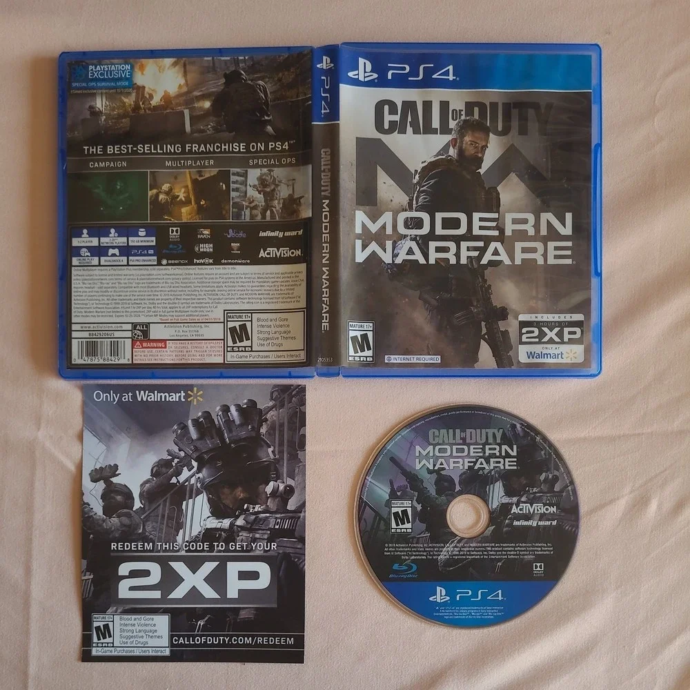 Call Of Duty Modern‎ Warfare Playstation 4 PS4 Nice Condition *NO manual*